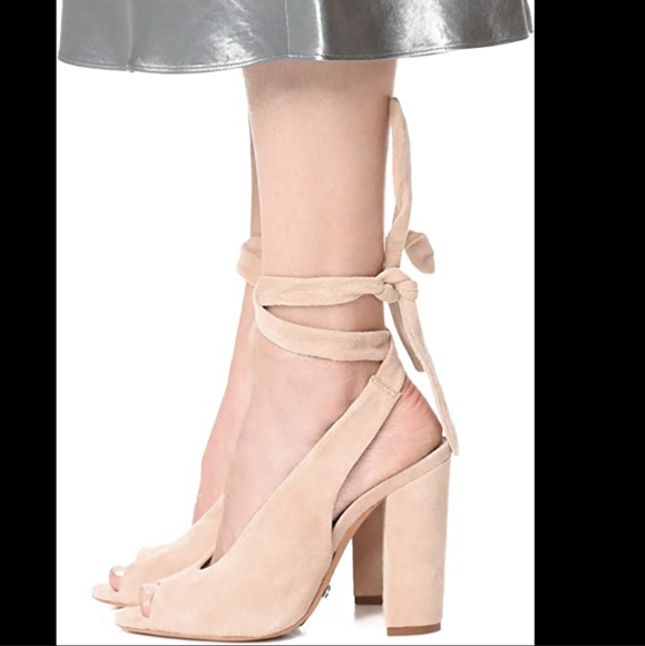 SCHUTZ Shoes - Schutz Suede Wrap Pumps